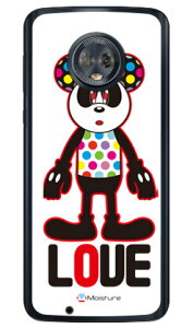 Love Panda �i�N���A�j design by Moisture Moto G6 XT1925 MVNO�X�}�z�iSIM�t���[�[���j SECOND SKIN moto g6 �P�[�X moto g6 �J�o�[ motog6 �P�[�X motog6 �J�o�[ ���g g6 �P�[�X ���g g6 �J�o�[ ���gg6�P�[�X ���gg6�J�o�[