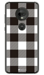 Buffalo check �z���C�g �i�N���A�j design by Moisture moto g7 XT1962 MVNO�X�}�z�iSIM�t���[�[���j SECOND SKIN mvno sim�t���[ �g�� motog7 ���g���[�� �X�}�z moto g7 xt1962 moto g7 �P�[�X moto g7 �J�o�[ ���g���[�� moto