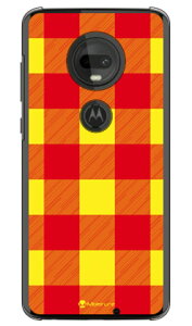 Buffalo check �C�G���[ �i�N���A�j design by Moisture moto g7 XT1962 MVNO�X�}�z�iSIM�t���[�[���j SECOND SKIN mvno sim�t���[ �g�� motog7 ���g���[�� �X�}�z moto g7 xt1962 moto g7 �P�[�X moto g7 �J�o�[ ���g���[�� moto