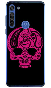 Paisley skull �u���b�N �i�N���A�j design by ROTM moto g8 XT2045 MVNO�X�}�z�iSIM�t���[�[���j SECOND SKIN �n�[�h�P�[�X moto g8 �P�[�X moto g8 �J�o�[ ���gg8 �P�[�X ���gg8 �J�o�[ ���g�W�[8 �P�[�X ���g�W�[8 