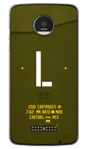 Cf LTD �~���^���[ �C�j�V���� �A���t�@�x�b�g L �J�[�L �i�N���A�j Moto Z XT1650 MVNO�X�}�z�iSIM�t���[�[���j Coverfull moto z xt1650 �P�[�X moto z xt1650 �J�o�[ ���g�[�b�gxt�P�[�X ���g�[�b�gxt�J�o�[ mot