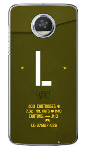 Cf LTD �~���^���[ �C�j�V���� �A���t�@�x�b�g L �J�[�L �i�N���A�j Moto Z2 Play XT1710 MVNO�X�}�z�iSIM�t���[�[���j Coverfull moto z2 play �P�[�X moto z2 play �J�o�[ motoz2play �P�[�X motoz2play �J�o�[ ���gz pla