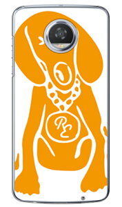 Dog �z���C�g×�I�����W design by ROTM �i�N���A�j Moto Z2 Play XT1710 MVNO�X�}�z�iSIM�t���[�[���j SECOND SKIN moto z2 play �P�[�X moto z2 play �J�o�[ motoz2play �P�[�X motoz2play �J�o�[ ���gz play �P�[�X ���gz play 