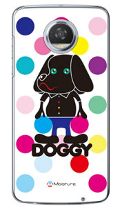 Doggy �}���`�J���[�h�b�g �i�N���A�j design by Moisture Moto Z2 Play XT1710 MVNO�X�}�z�iSIM�t���[�[���j SECOND SKIN moto z2 play �P�[�X moto z2 play �J�o�[ motoz2play �P�[�X motoz2play �J�o�[ ���gz play �P�[�X ���g