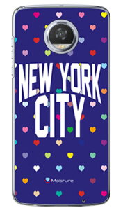 NYC �}���`�n�[�g�h�b�g�l�C�r�[ �i�N���A�j design by Moisture Moto Z2 Play XT1710 MVNO�X�}�z�iSIM�t���[�[���j SECOND SKIN moto z2 play �P�[�X moto z2 play �J�o�[ motoz2play �P�[�X motoz2play �J�o�[ ���gz play �P�[