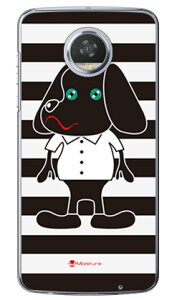 Doggy Stripe �u���b�N �i�N���A�j design by Moisture Moto Z2 Play XT1710 MVNO�X�}�z�iSIM�t���[�[���j SECOND SKIN moto z2 play �P�[�X moto z2 play �J�o�[ motoz2play �P�[�X motoz2play �J�o�[ ���gz play �P�[�X ���gz play 