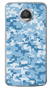 DIGITAL camouflage �u���[ �i�N���A�j design by Moisture Moto Z2 Play XT1710 MVNO�X�}�z�iSIM�t���[�[���j SECOND SKIN moto z2 play �P�[�X moto z2 play �J�o�[ motoz2play �P�[�X motoz2play �J�o�[ ���gz play �P�[�X ���gz ��