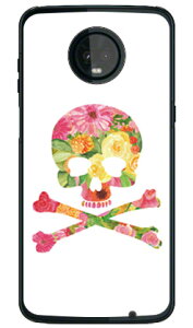 Flower skull �z���C�g �i�N���A�j design by ROTM Moto Z3 Play XT1929 MVNO�X�}�z�iSIM�t���[�[���j SECOND SKIN moto z3 play �P�[�X moto z3 play �J�o�[ motoz3play �P�[�X motoz3play �J�o�[ ���gz3play �P�[�X ���gz3play �J