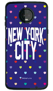 NYC �}���`�n�[�g�h�b�g�l�C�r�[ �i�N���A�j design by Moisture Moto Z3 Play XT1929 MVNO�X�}�z�iSIM�t���[�[���j SECOND SKIN moto z3 play �P�[�X moto z3 play �J�o�[ motoz3play �P�[�X motoz3play �J�o�[ ���gz3play �P�[