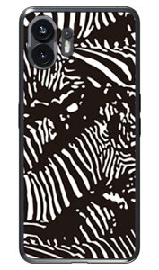 Zebra camo �u���b�N Nothing Phone (2) (�\�t�gTPU) SECOND SKIN �P�[�X �J�o�[ �X�}�z�P�[�X �������� �ϏՌ� �v�����g �ی� �Ռ��z��
