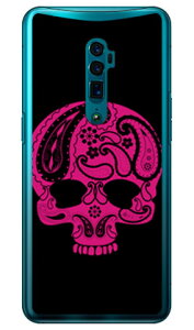 Paisley skull �u���b�N �i�N���A�j design by ROTM OPPO Reno 10x Zoom MVNO�X�}�z�iSIM�t���[�[���j SECOND SKIN oppo �X�}�z oppo �X�}�[�g�t�H�� oppo �X�}�z�P�[�X oppo �X�}�z�J�o�[ �I�b�| �X�}�z�P�[�X �I�b�| 
