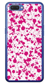 スプラット ホワイト×ピンク （クリア） OPPO R15 Neo MVNOスマホ（SIMフリー端末） SECOND SKIN oppo スマホ oppo スマートフォン oppo スマホケース oppo スマホカバー オッポ スマホケース オッポ スマホカバー フランスメーカー OPPO 送料無料