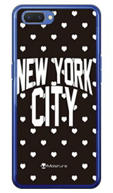 NYC ホワイトハートドット （クリア） design by Moisture OPPO R15 Neo MVNOスマホ（SIMフリー端末） SECOND SKIN oppo スマホ oppo スマートフォン oppo スマホケース oppo スマホカバー オッポ スマホケース オッポ スマホカバー 送料無料