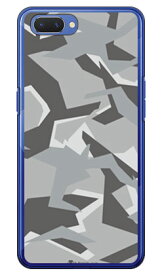 URBAN camouflage グレー （クリア） design by Moisture OPPO R15 Neo MVNOスマホ（SIMフリー端末） SECOND SKIN oppo スマホ oppo スマートフォン oppo スマホケース oppo スマホカバー オッポ スマホケース オッポ スマホカバー 送料無料