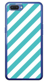 Cf LTD ミントブルーコレクションシリーズ ストライプA （クリア） OPPO R15 Neo MVNOスマホ（SIMフリー端末） Coverfull oppo スマホ oppo スマートフォン oppo スマホケース oppo スマホカバー オッポ スマホケース オッポ スマホカバー 送料無料