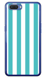 Cf LTD ミントブルーコレクションシリーズ ストライプB （クリア） OPPO R15 Neo MVNOスマホ（SIMフリー端末） Coverfull oppo スマホ oppo スマートフォン oppo スマホケース oppo スマホカバー オッポ スマホケース オッポ スマホカバー 送料無料