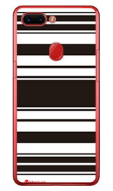 Moisture Stripe ブラックホワイト （クリア） design by Moisture OPPO R15 Pro MVNOスマホ（SIMフリー端末） SECOND SKIN oppo スマホ oppo スマートフォン oppo スマホケース oppo スマホカバー オッポ スマホケース オッポ スマホカバー 送料無料
