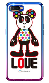 Love Panda （ソフトTPUクリア） design by Moisture OPPO R17 Neo MVNOスマホ（SIMフリー端末） SECOND SKIN oppo スマホ oppo スマートフォン oppo スマホケース oppo スマホカバー オッポ スマホケース オッポ スマホカバー 送料無料