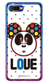 Love Panda ブラックドット （ソフトTPUクリア） design by Moisture OPPO R17 Neo MVNOスマホ（SIMフリー端末） SECOND SKIN oppo スマホ oppo スマートフォン oppo スマホケース oppo スマホカバー オッポ スマホケース オッポ スマホカバー 送料無料