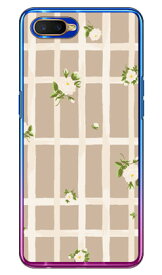 SINDEE 「Flower Grid （ベージュ）」 （クリア） OPPO R17 Neo MVNOスマホ（SIMフリー端末） SECOND SKIN oppo スマホ oppo スマートフォン oppo スマホケース oppo スマホカバー オッポ スマホケース オッポ スマホカバー フランスメーカー 送料無料