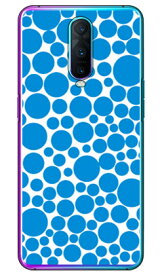 バブルドット ホワイト×ブルー （クリア） OPPO R17 Pro MVNOスマホ（SIMフリー端末） SECOND SKIN oppo スマホ oppo スマートフォン oppo スマホケース oppo スマホカバー オッポ スマホケース オッポ スマホカバー フランスメーカー OPPO 送料無料