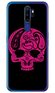Paisley skull �u���b�N �i�\�t�gTPU�N���A�j design by ROTM OPPO A5 2020 MVNO�X�}�z�iSIM�t���[�[���j�E�y�V���o�C�� SECOND SKIN oppo �X�}�z oppo �X�}�[�g�t�H�� oppo �X�}�z�P�[�X oppo �X�}�z�J�o�[ �I�b�| 