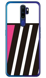 PINK ＆ BLACK ピンク （ソフトTPUクリア） design by ROTM OPPO A5 2020 MVNOスマホ（SIMフリー端末）・楽天モバイル SECOND SKIN oppo スマホ oppo スマートフォン oppo スマホケース oppo スマホカバー オッポ スマホケース オッポ 送料無料