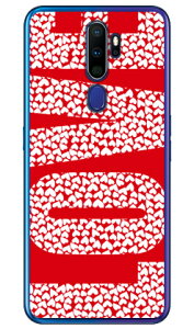 LOVE�i�z���C�g×���b�h�j �i�N���A�j OPPO A5 2020 MVNO�X�}�z�iSIM�t���[�[���j�E�y�V���o�C�� Coverfull oppo �X�}�z oppo �X�}�[�g�t�H�� oppo �X�}�z�P�[�X oppo �X�}�z�J�o�[ �I�b�| �X�}�z�P�[�X �I