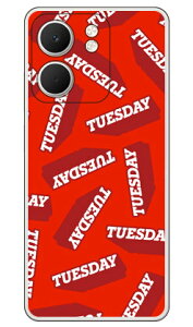 TUESDAY ���b�h (�N���A) OPPO A5x CPH2725 Coverfull �{�� �ی� �n�[�h�P�[�X �X�}�z�J�o�[�@��������