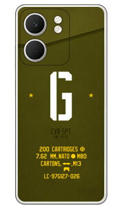 Cf LTD �~���^���[ �C�j�V���� �A���t�@�x�b�g G �J�[�L (�N���A) OPPO A5x CPH2725 Coverfull �{�� �ی� �n�[�h�P�[�X �X�}�z�J�o�[�@��������