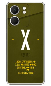 Cf LTD �~���^���[ �C�j�V���� �A���t�@�x�b�g X �J�[�L (�N���A) OPPO A5x CPH2725 Coverfull �{�� �ی� �n�[�h�P�[�X �X�}�z�J�o�[�@��������