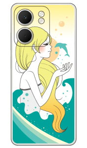Dolphin (�N���A) design by ���������� OPPO A5x CPH2725 Coverfull �{�� �ی� �n�[�h�P�[�X �X�}�z�J�o�[�@��������