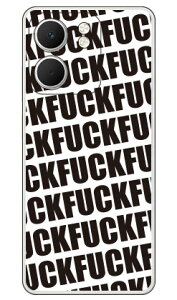 Cf LTD FUCK�i�t�@�b�N�j �p�^�[�� �z���C�g (�N���A) OPPO A5x CPH2725 Coverfull �{�� �ی� �n�[�h�P�[�X �X�}�z�J�o�[�@��������