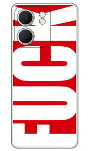 Cf LTD FUCK�i�t�@�b�N�j �� ���b�h (�N���A) OPPO A5x CPH2725 Coverfull �{�� �ی� �n�[�h�P�[�X �X�}�z�J�o�[�@��������