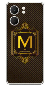 Cf LTD ���O�W���A���[�C�j�V���� M �S�[���h�C�G���[ (�N���A) OPPO A5x CPH2725 Coverfull �{�� �ی� �n�[�h�P�[�X �X�}�z�J�o�[�@��������