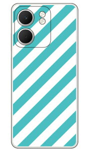 Cf LTD �~���g�u���[�R���N�V�����V���[�Y �X�g���C�vA (�N���A) OPPO A5x CPH2725 Coverfull �{�� �ی� �n�[�h�P�[�X �X�}�z�J�o�[�@��������