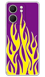�t�@�C���[�p�^�[�� �p�[�v��×�C�G���[ (�N���A) OPPO A5x CPH2725 SECOND SKIN �{�� �ی� �n�[�h�P�[�X �X�}�z�J�o�[�@��������