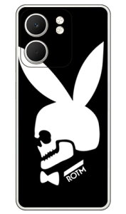 Bunny bone �u���b�N (�N���A) design by ROTM OPPO A5x CPH2725 SECOND SKIN �{�� �ی� �n�[�h�P�[�X �X�}�z�J�o�[�@��������