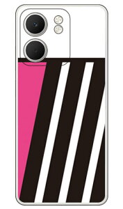 PINK �� BLACK �s���N (�N���A) design by ROTM OPPO A5x CPH2725 SECOND SKIN �{�� �ی� �n�[�h�P�[�X �X�}�z�J�o�[�@��������