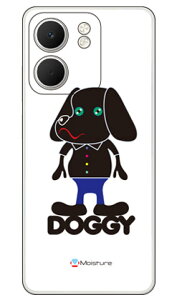 Doggy Pure �z���C�g (�N���A) design by Moisture OPPO A5x CPH2725 SECOND SKIN �{�� �ی� �n�[�h�P�[�X �X�}�z�J�o�[�@��������
