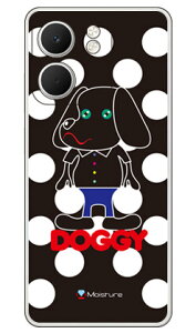 Doggy �z���C�g�h�b�g (�N���A) design by Moisture OPPO A5x CPH2725 SECOND SKIN �{�� �ی� �n�[�h�P�[�X �X�}�z�J�o�[�@��������