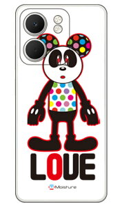 Love Panda (�N���A) design by Moisture OPPO A5x CPH2725 SECOND SKIN �{�� �ی� �n�[�h�P�[�X �X�}�z�J�o�[�@��������