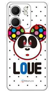 Love Panda �u���b�N�h�b�g (�N���A) design by Moisture OPPO A5x CPH2725 SECOND SKIN �{�� �ی� �n�[�h�P�[�X �X�}�z�J�o�[�@��������