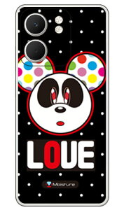 Love Panda �z���C�g�h�b�g (�N���A) design by Moisture OPPO A5x CPH2725 SECOND SKIN �{�� �ی� �n�[�h�P�[�X �X�}�z�J�o�[�@��������