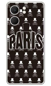 Code�GC �uPARIS�v �u���b�N (�N���A) OPPO A5x CPH2725 SECOND SKIN �{�� �ی� �n�[�h�P�[�X �X�}�z�J�o�[�@��������
