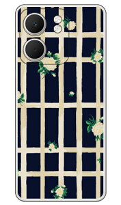 SINDEE �uFlower Grid �i�l�C�r�[�j�v (�N���A) OPPO A5x CPH2725 SECOND SKIN �{�� �ی� �n�[�h�P�[�X �X�}�z�J�o�[�@��������