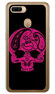 Paisley skull �u���b�N �i�\�t�gTPU�N���A�j design by ROTM OPPO AX7 MVNO�X�}�z�iSIM�t���[�[���j SECOND SKIN oppo �X�}�z oppo �X�}�[�g�t�H�� oppo �X�}�z�P�[�X oppo �X�}�z�J�o�[ �I�b�| �X�}�z�P�[�X �I�b