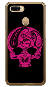 Paisley skull �u���b�N �i�N���A�j design by ROTM OPPO AX7 MVNO�X�}�z�iSIM�t���[�[���j SECOND SKIN oppo �X�}�z oppo �X�}�[�g�t�H�� oppo �X�}�z�P�[�X oppo �X�}�z�J�o�[ �I�b�| �X�}�z�P�[�X �I�b�| �X�}�z