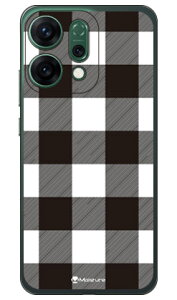 Buffalo check �z���C�gOPPO Reno14 5G CPH2737 (�\�t�gTPU) SECOND SKIN �P�[�X �J�o�[ �X�}�z�P�[�X �������� �ϏՌ� �v�����g
