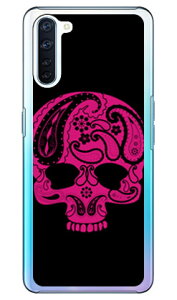 Paisley skull �u���b�N �i�N���A�j design by ROTM OPPO Reno3 A MVNO�X�}�z�iSIM�t���[�[���j�EY!mobile�E�y�V���o�C�� SECOND SKIN oppo �X�}�z oppo �X�}�[�g�t�H�� oppo �X�}�z�P�[�X oppo �X�}�z�J�o�[ �I�b�| �X